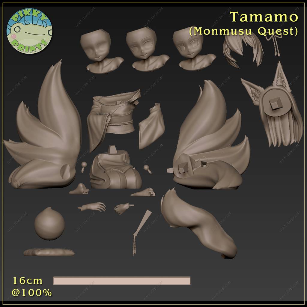 P站图纸印象馆 Pikitty 勇者大战魔物娘 玉藻 Pikitty 勇者大战魔物娘 玉藻