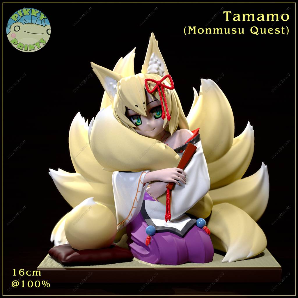 P站图纸印象馆 Pikitty 勇者大战魔物娘 玉藻 Pikitty 勇者大战魔物娘 玉藻