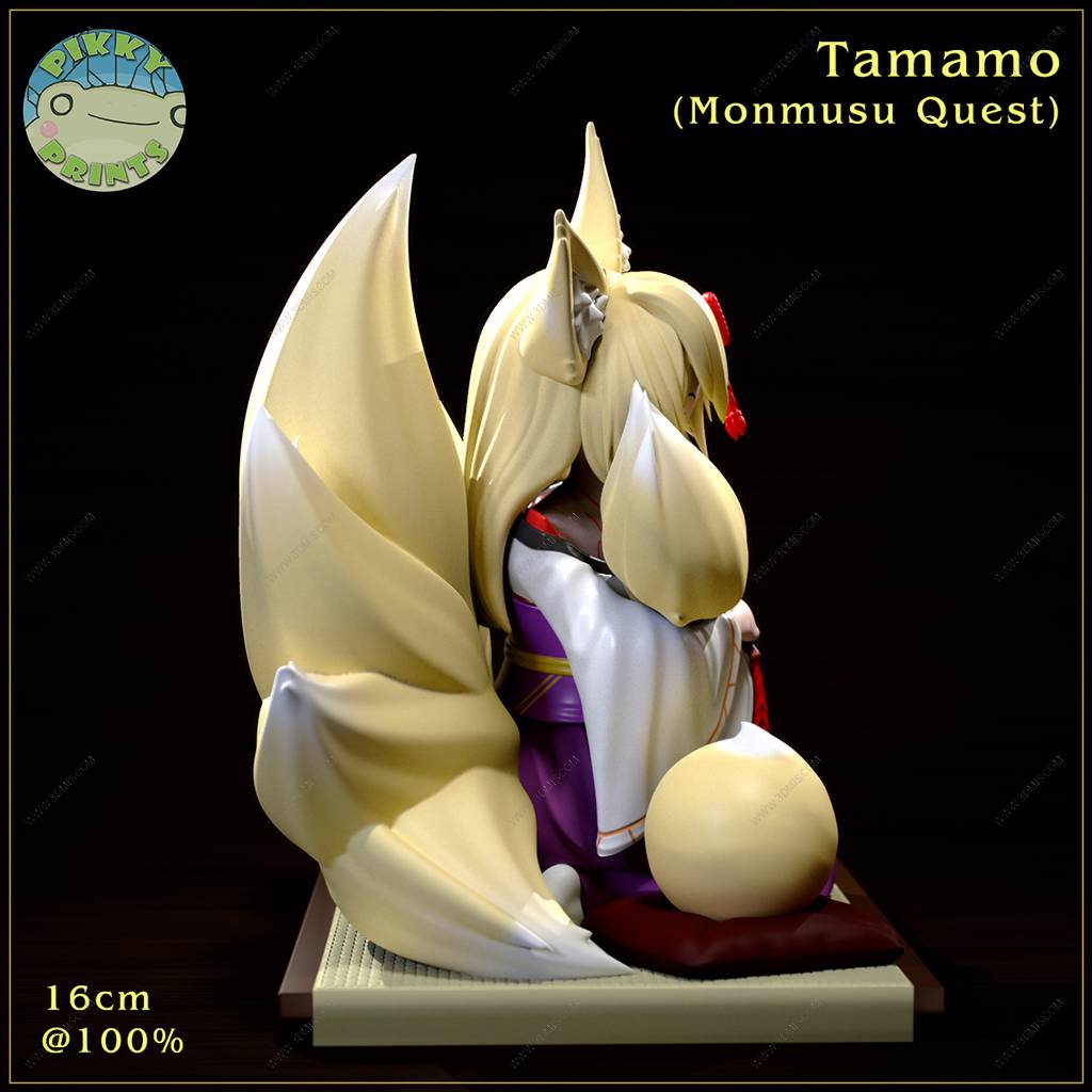 P站图纸印象馆 Pikitty 勇者大战魔物娘 玉藻 Pikitty 勇者大战魔物娘 玉藻