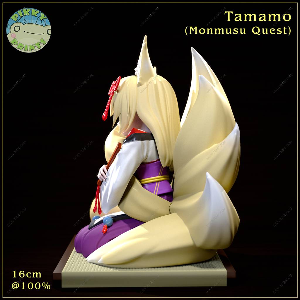 P站图纸印象馆 Pikitty 勇者大战魔物娘 玉藻 Pikitty 勇者大战魔物娘 玉藻