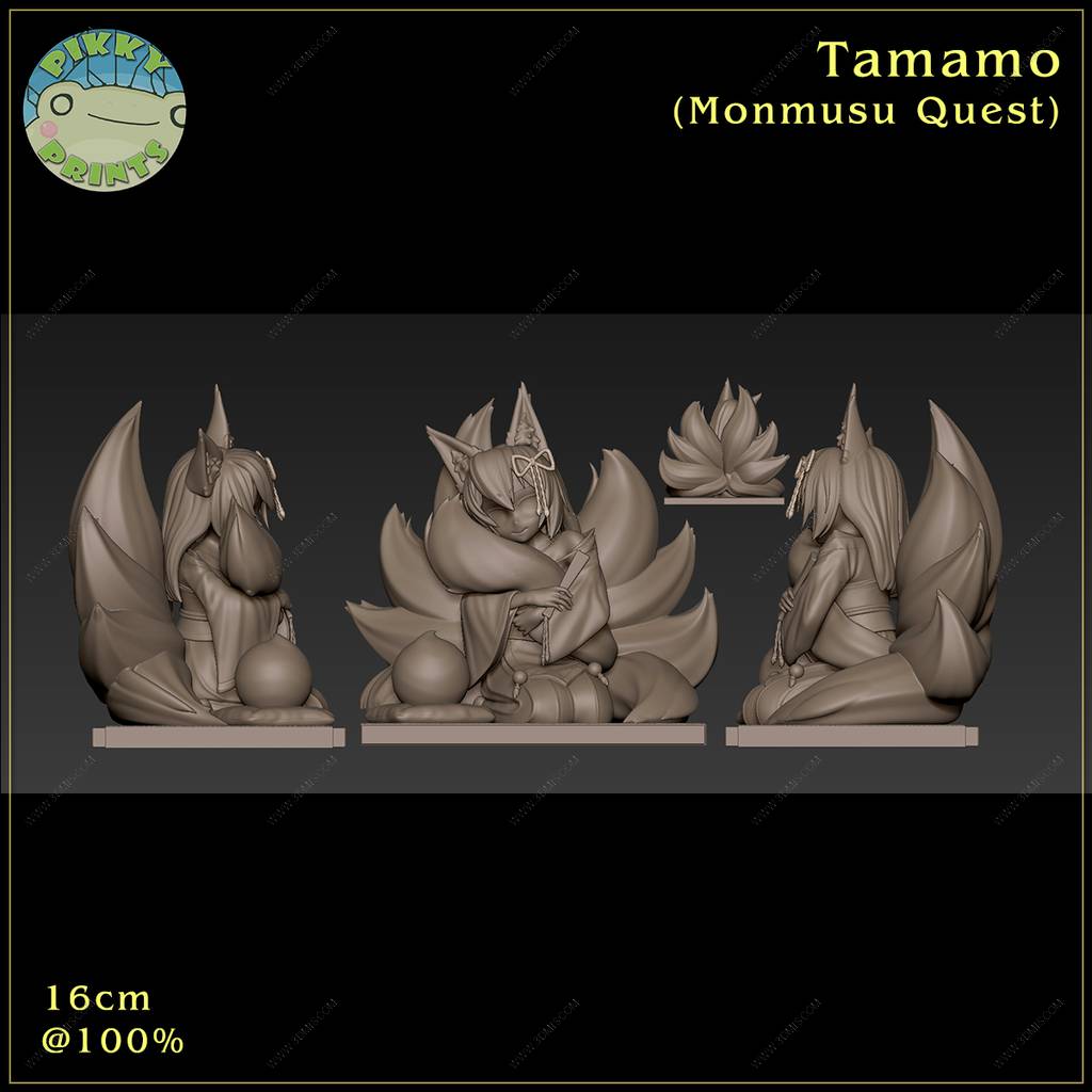 P站图纸印象馆 Pikitty 勇者大战魔物娘 玉藻 Pikitty 勇者大战魔物娘 玉藻