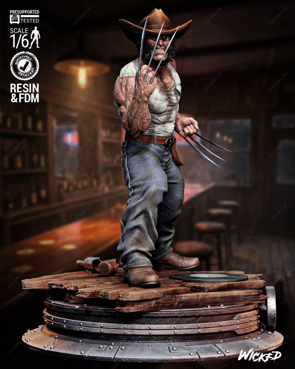 P站图纸印象馆 3DWicked 漫威 X战警 罗根 3DWicked 漫威 X战警 罗根