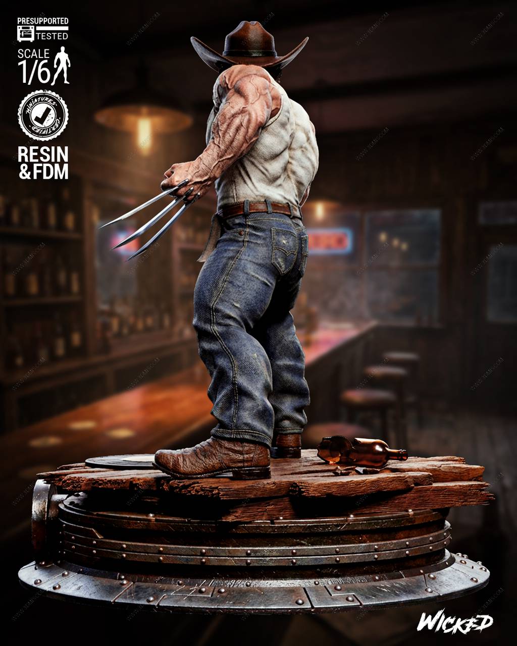 P站图纸印象馆 3DWicked 漫威 X战警 罗根 3DWicked 漫威 X战警 罗根