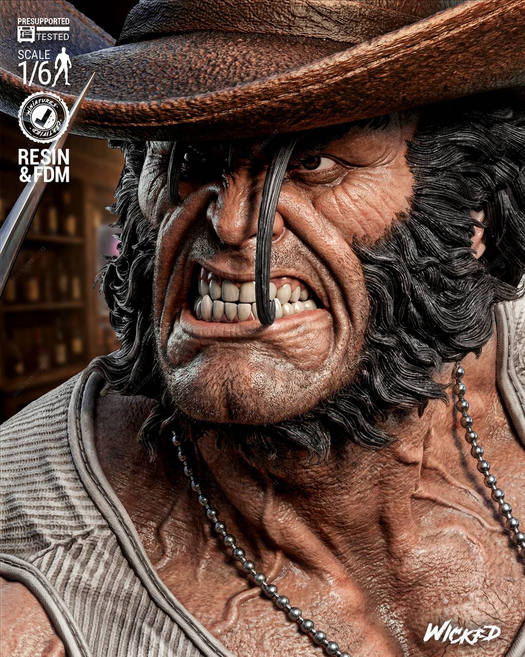 P站图纸印象馆 3DWicked 漫威 X战警 罗根 3DWicked 漫威 X战警 罗根