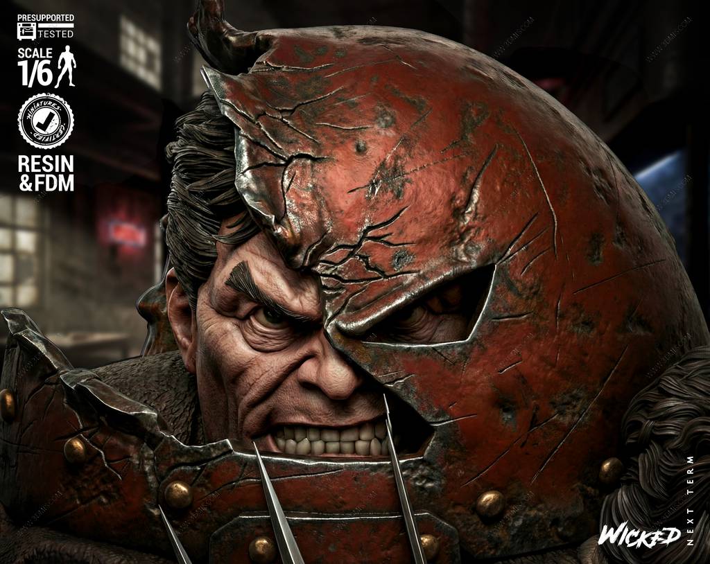 P站图纸印象馆 3DWicked 漫威 X战警 罗根和红坦克 3DWicked 漫威 X战警 罗根和红坦克