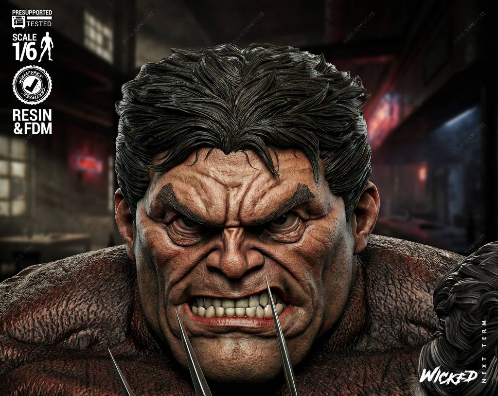 P站图纸印象馆 3DWicked 漫威 X战警 罗根和红坦克 3DWicked 漫威 X战警 罗根和红坦克