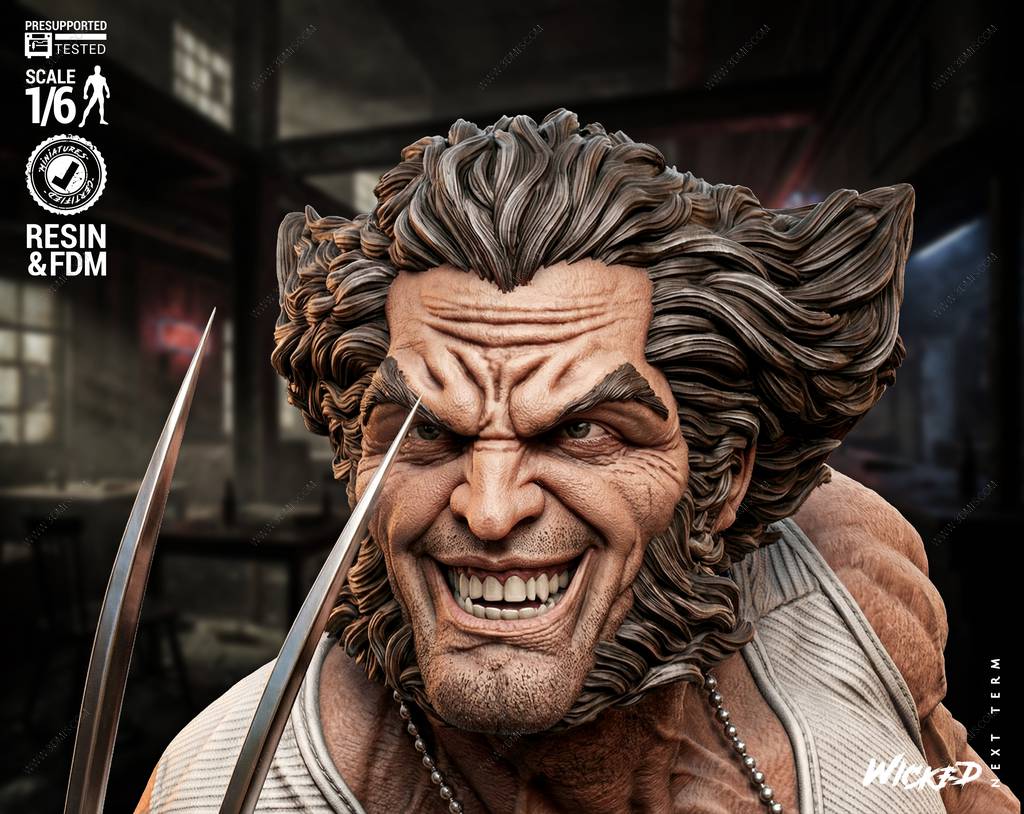 P站图纸印象馆 3DWicked 漫威 X战警 罗根和红坦克 3DWicked 漫威 X战警 罗根和红坦克