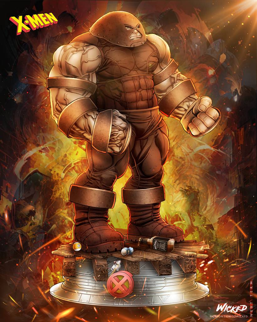 P站图纸印象馆 3DWicked 漫威 X战警 红坦克 3DWicked 漫威 X战警 红坦克