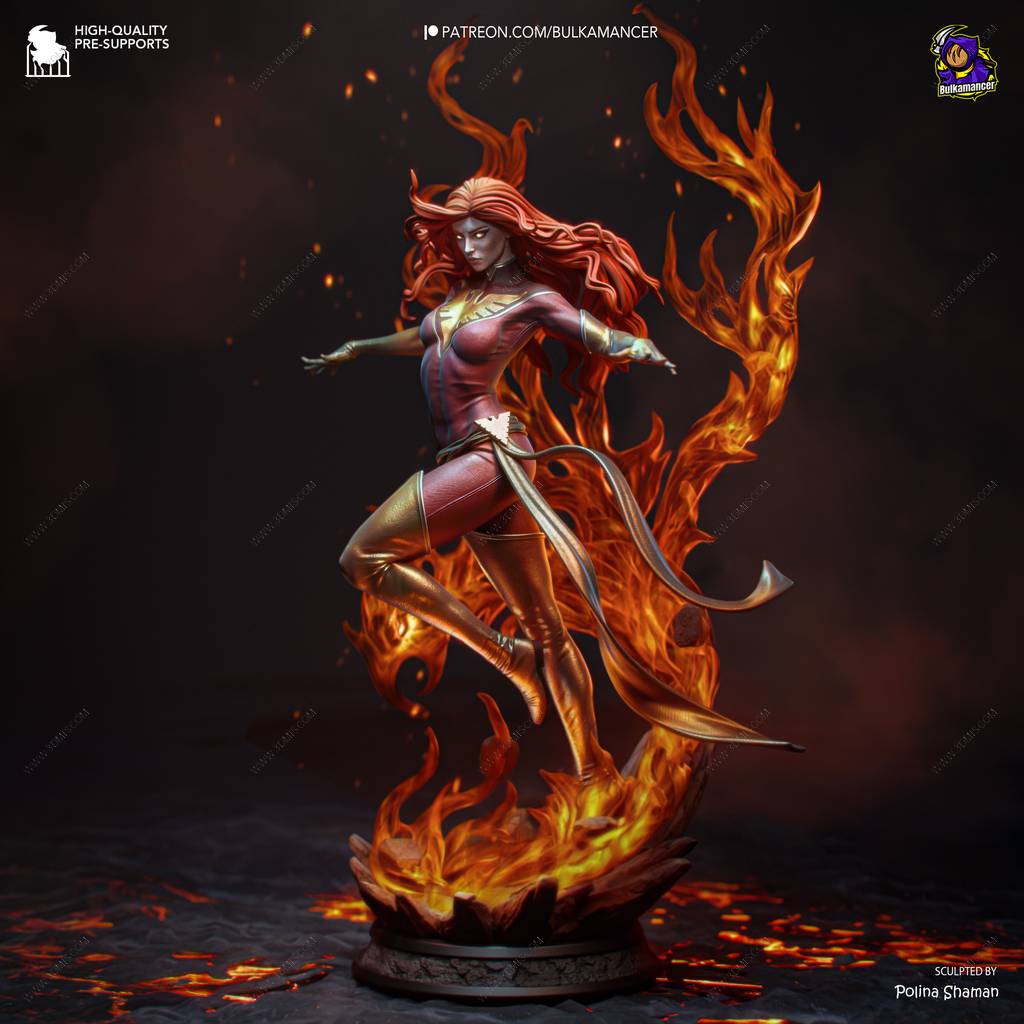 P站图纸印象馆 Bulkamancer 漫威 X战警 凤凰 Bulkamancer 漫威 X战警 凤凰