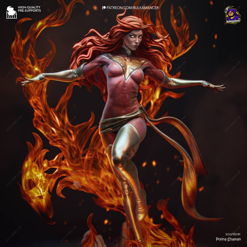 P站图纸印象馆 Bulkamancer 漫威 X战警 凤凰 Bulkamancer 漫威 X战警 凤凰