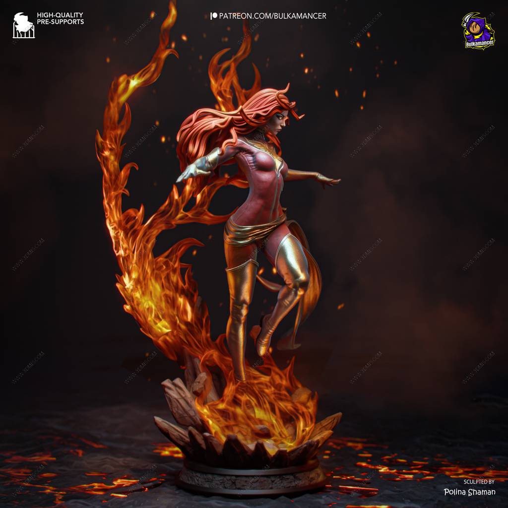 P站图纸印象馆 Bulkamancer 漫威 X战警 凤凰 Bulkamancer 漫威 X战警 凤凰