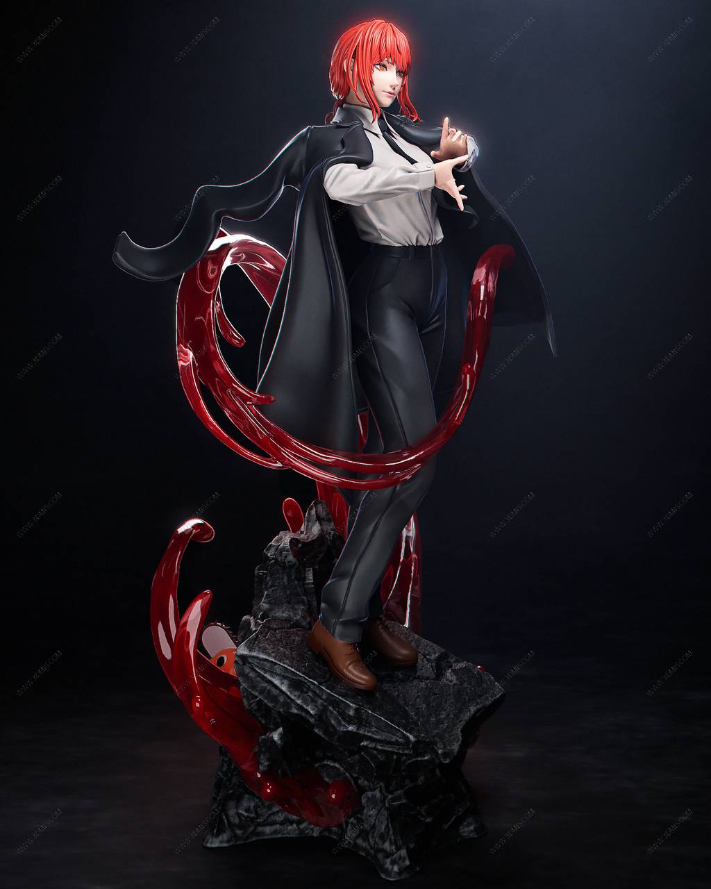 P站图纸印象馆 CA3D 链锯人 玛奇玛 CA3D 链锯人 玛奇玛