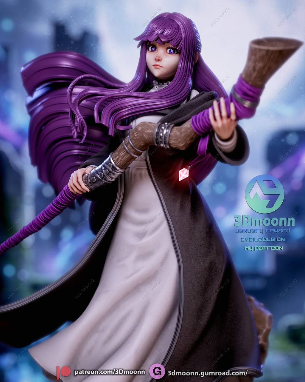 P站图纸印象馆 3Dmoonn 葬送的芙莉莲 菲伦 3Dmoonn 葬送的芙莉莲 菲伦