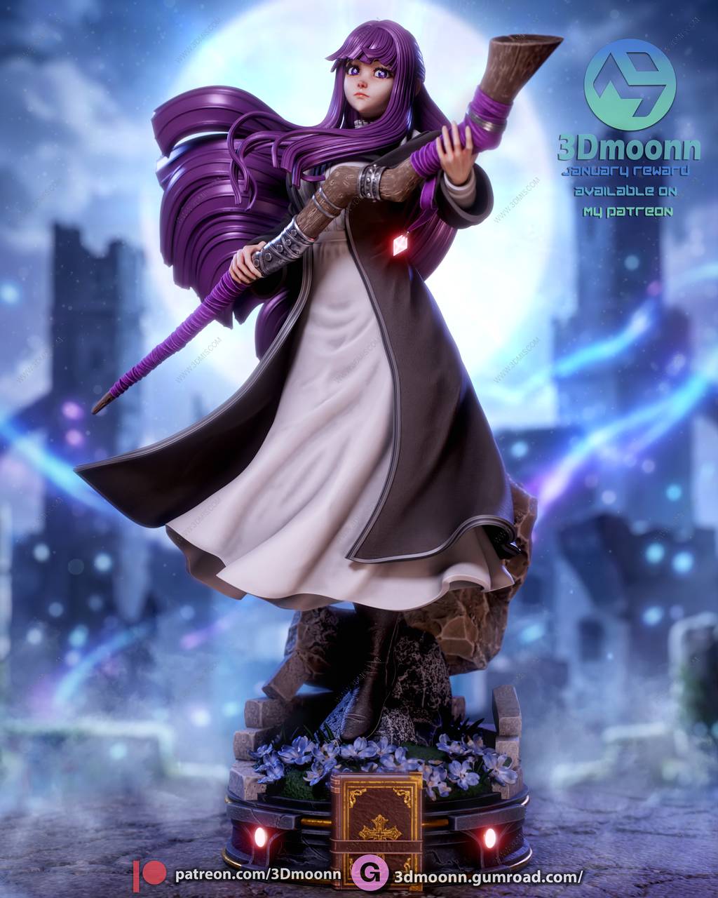 P站图纸印象馆 3Dmoonn 葬送的芙莉莲 菲伦 3Dmoonn 葬送的芙莉莲 菲伦
