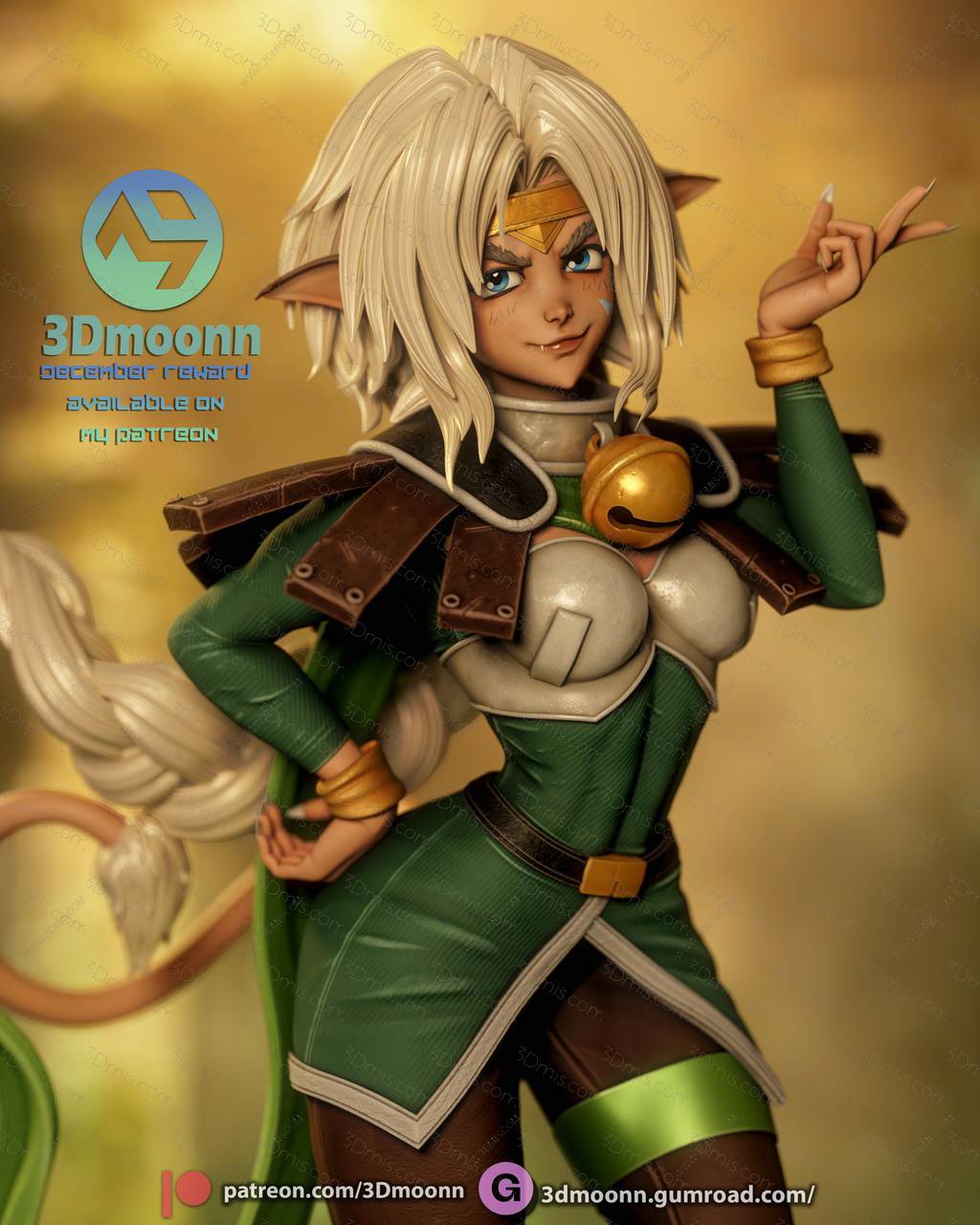 P站图纸印象馆 3Dmoonn 宇宙浪子 艾莎·克兰克兰 3Dmoonn 宇宙浪子 艾莎·克兰克兰