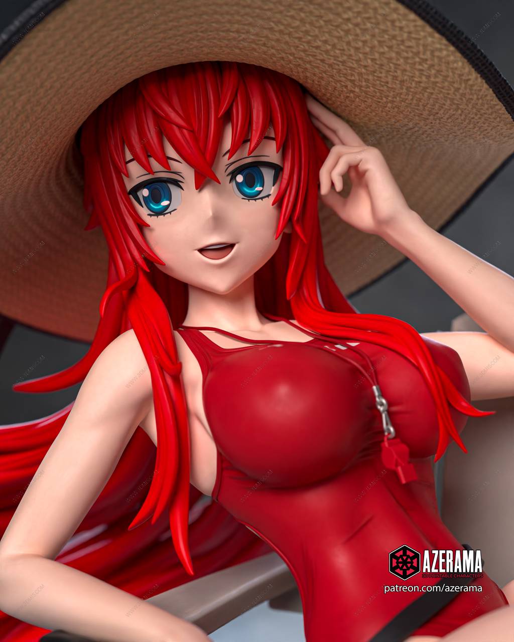 P站图纸印象馆 Azerama 恶魔高校D×D 莉雅丝·吉蒙里 Azerama 恶魔高校D×D 莉雅丝·吉蒙里
