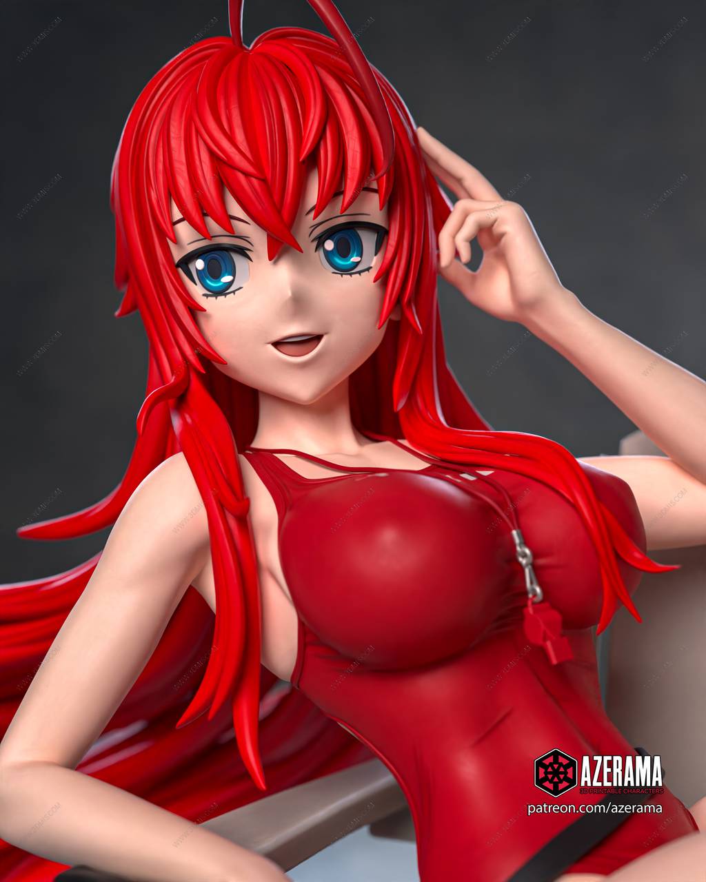 P站图纸印象馆 Azerama 恶魔高校D×D 莉雅丝·吉蒙里 Azerama 恶魔高校D×D 莉雅丝·吉蒙里