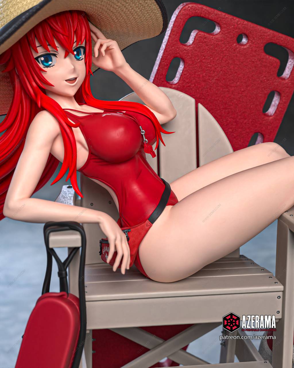 P站图纸印象馆 Azerama 恶魔高校D×D 莉雅丝·吉蒙里 Azerama 恶魔高校D×D 莉雅丝·吉蒙里