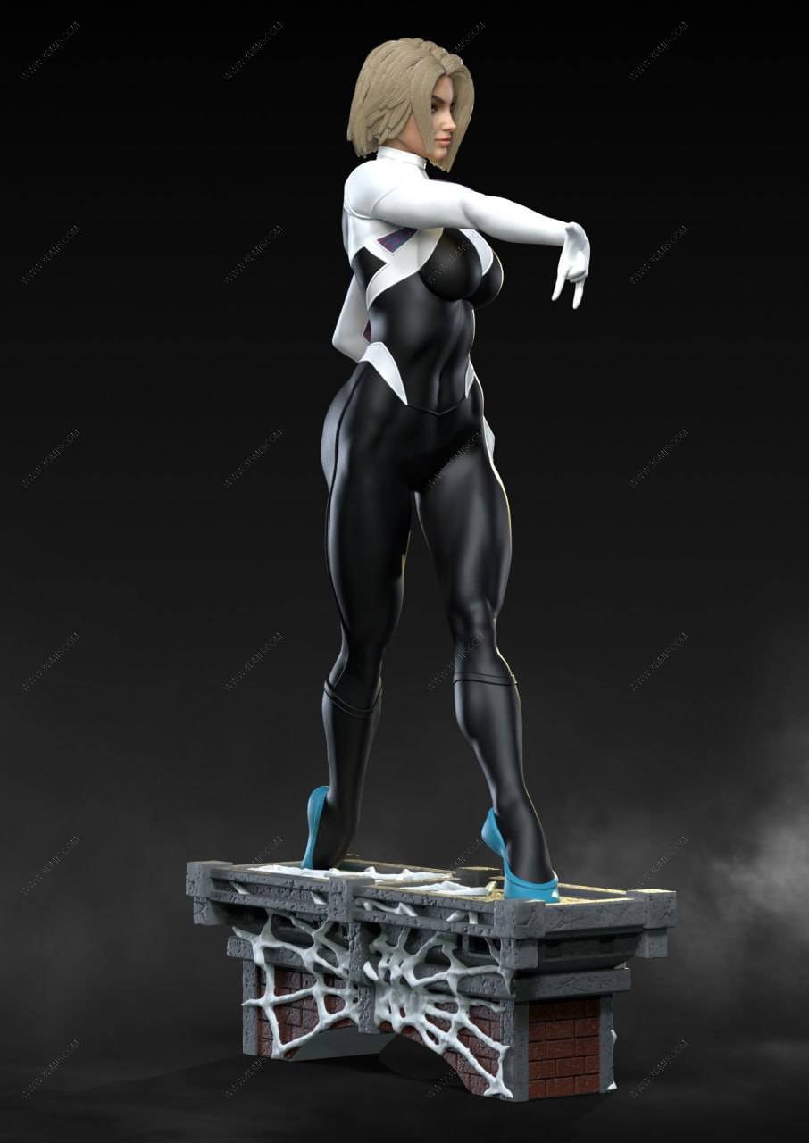 P站图纸印象馆 ABE3D 漫威 蜘蛛格温 ABE3D 漫威 蜘蛛格温