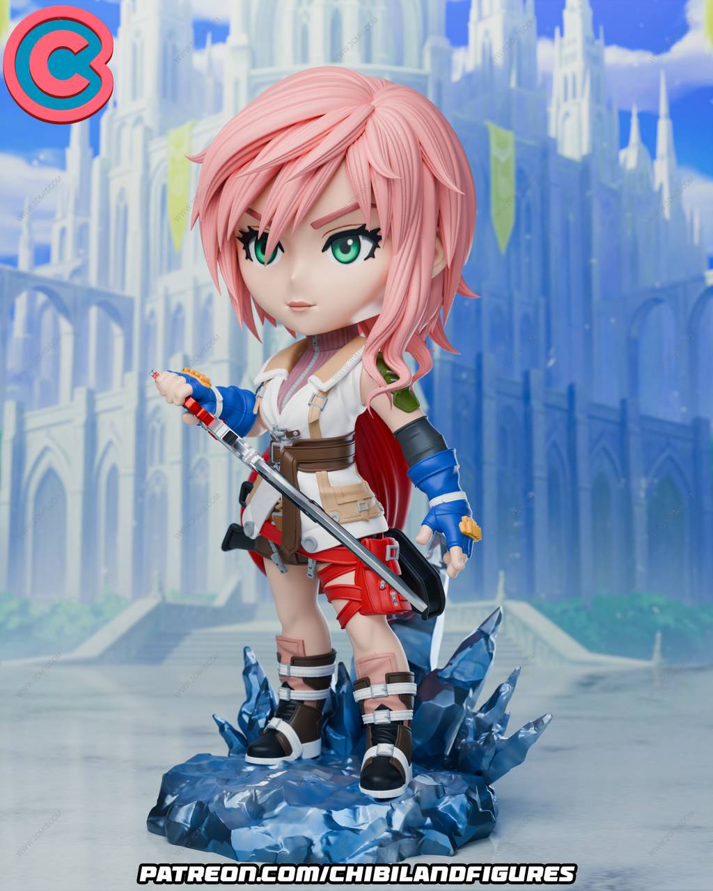P站图纸印象馆 Chibi Land Figures 最终幻想 雷霆 Chibi Land Figures 最终幻想 雷霆