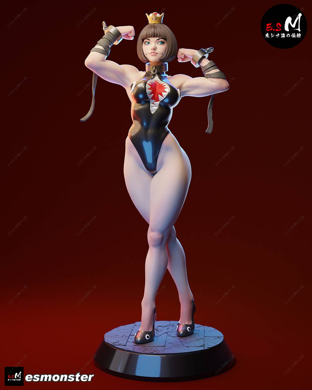 P站图纸印象馆 ESMonster 超级马力奥 链球怪物 ESMonster 超级马力奥 链球怪物