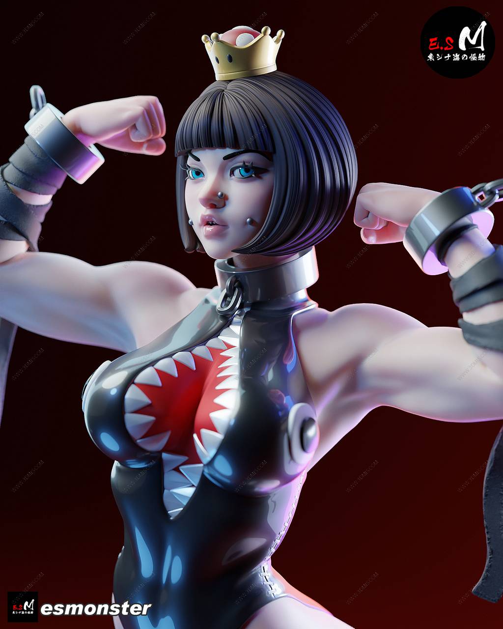 P站图纸印象馆 ESMonster 超级马力奥 链球怪物 ESMonster 超级马力奥 链球怪物