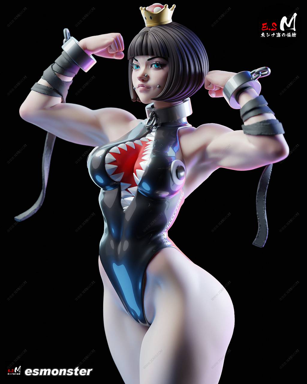 P站图纸印象馆 ESMonster 超级马力奥 链球怪物 ESMonster 超级马力奥 链球怪物