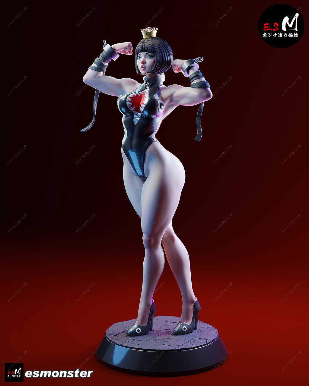 P站图纸印象馆 ESMonster 超级马力奥 链球怪物 ESMonster 超级马力奥 链球怪物