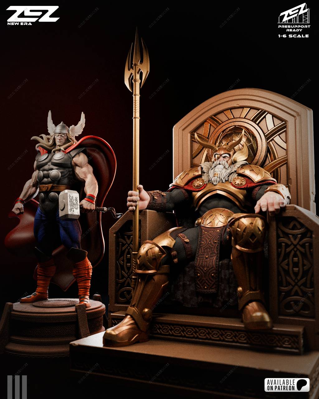 P站图纸印象馆 ZEZ STUDIOS 雷神 奥丁 ZEZ STUDIOS 雷神 奥丁