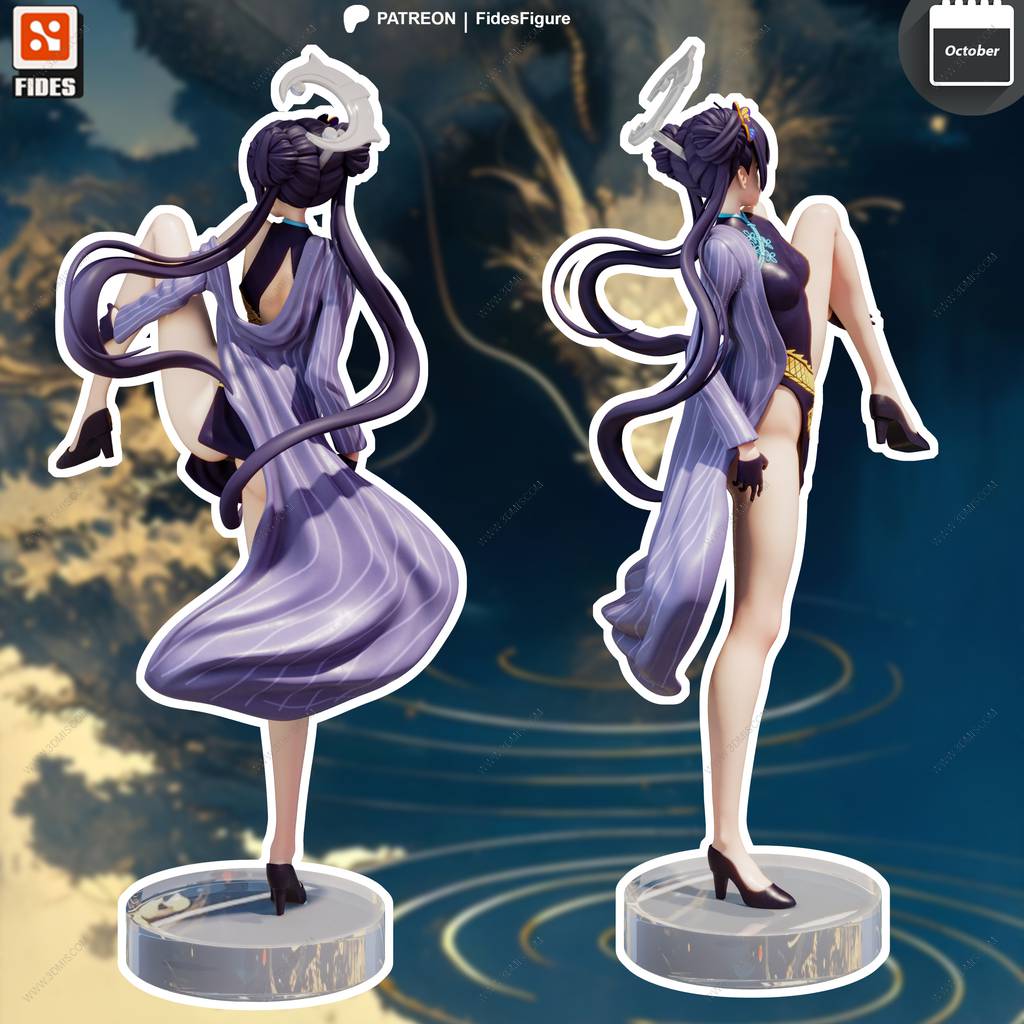 P站图纸印象馆 Fides Figure 碧蓝档案 龙华妃咲 Fides Figure 碧蓝档案 龙华妃咲