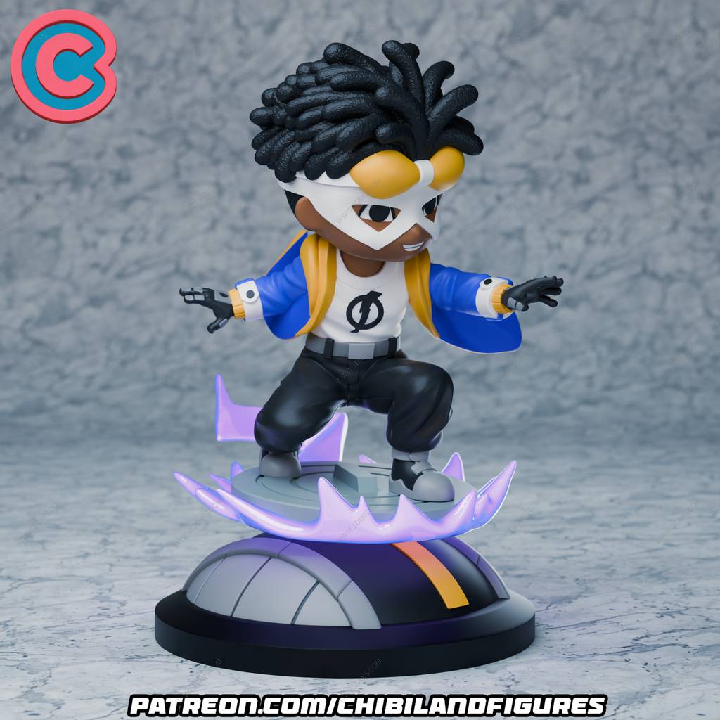 P站图纸印象馆 Chibi Land Figures DC漫画 静电侠 Chibi Land Figures DC漫画 静电侠
