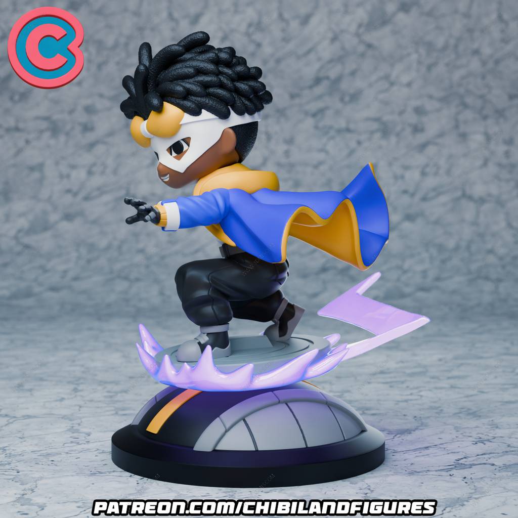 P站图纸印象馆 Chibi Land Figures DC漫画 静电侠 Chibi Land Figures DC漫画 静电侠