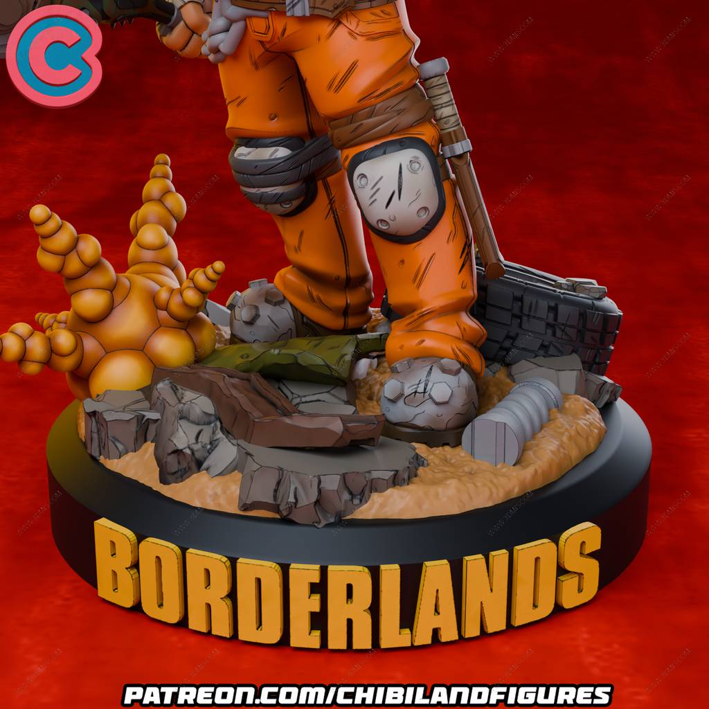 P站图纸印象馆 Chibi Land Figures 无主之地 狂人刺客 Chibi Land Figures 无主之地 狂人刺客