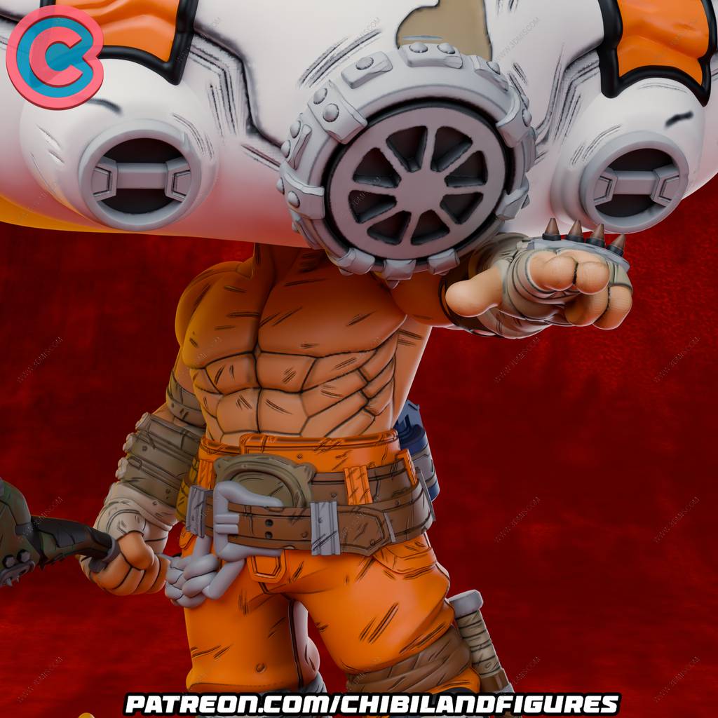 P站图纸印象馆 Chibi Land Figures 无主之地 狂人刺客 Chibi Land Figures 无主之地 狂人刺客