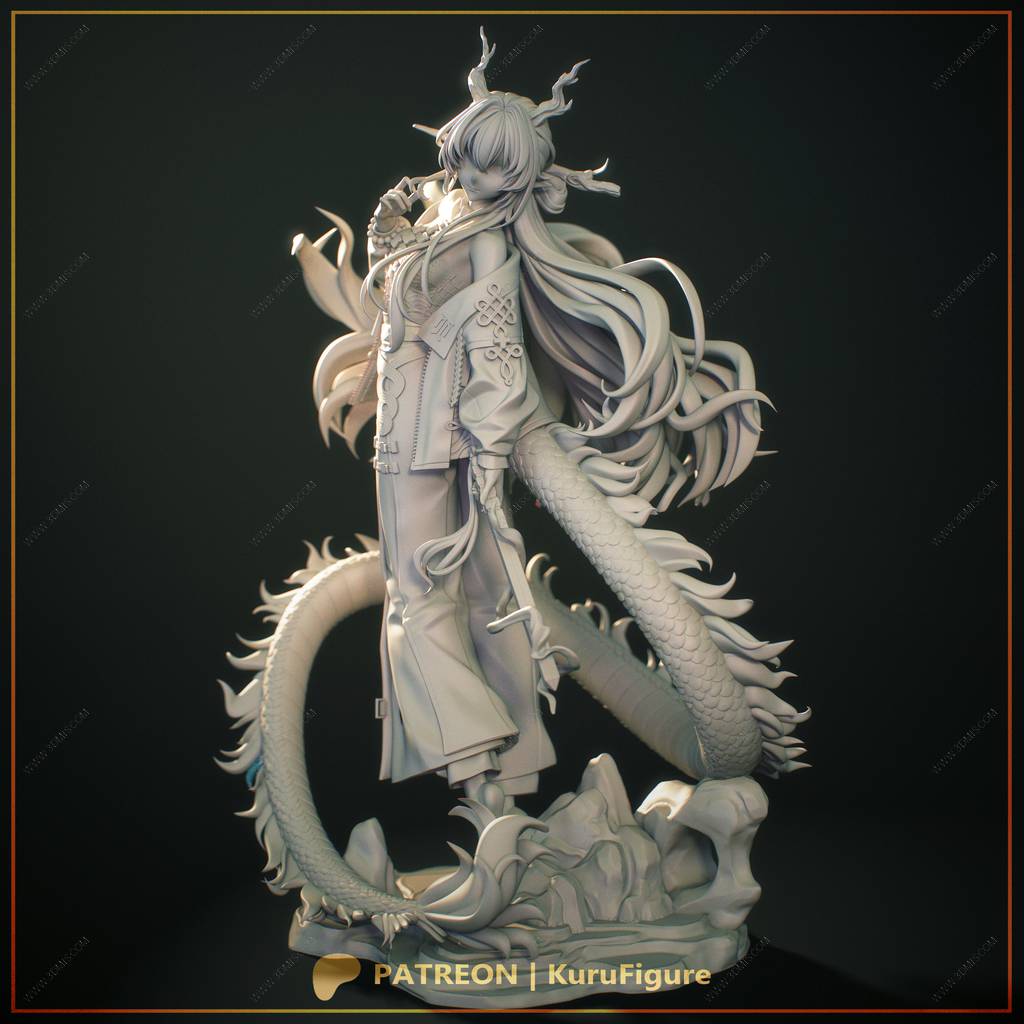 P站图纸印象馆 Kuru Figure 明日方舟 黍 Kuru Figure 明日方舟 黍