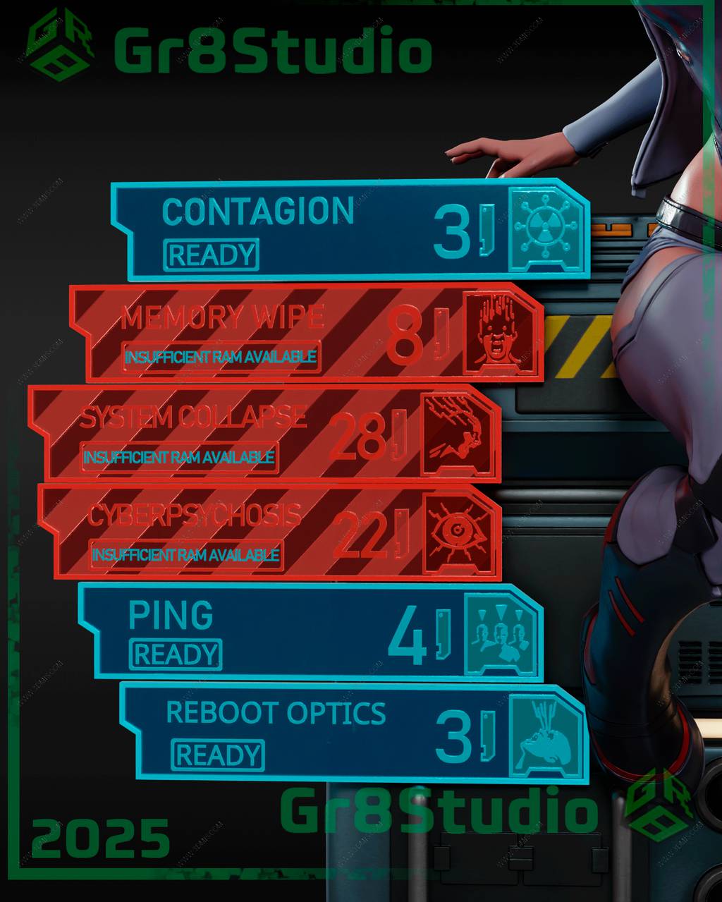 P站图纸印象馆 Gr8Tech 赛博朋克 边缘行者 露西 Gr8Tech 赛博朋克 边缘行者 露西