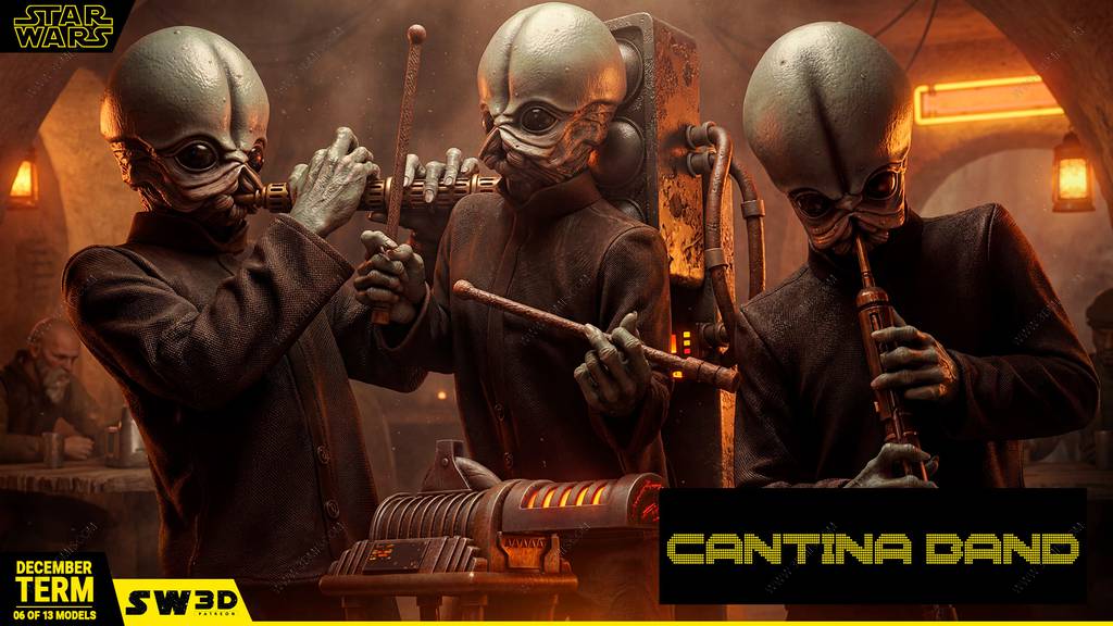 P站图纸印象馆 SW3D 星球大战 莫斯艾斯利现场演出 SW3D 星球大战 莫斯艾斯利现场演出