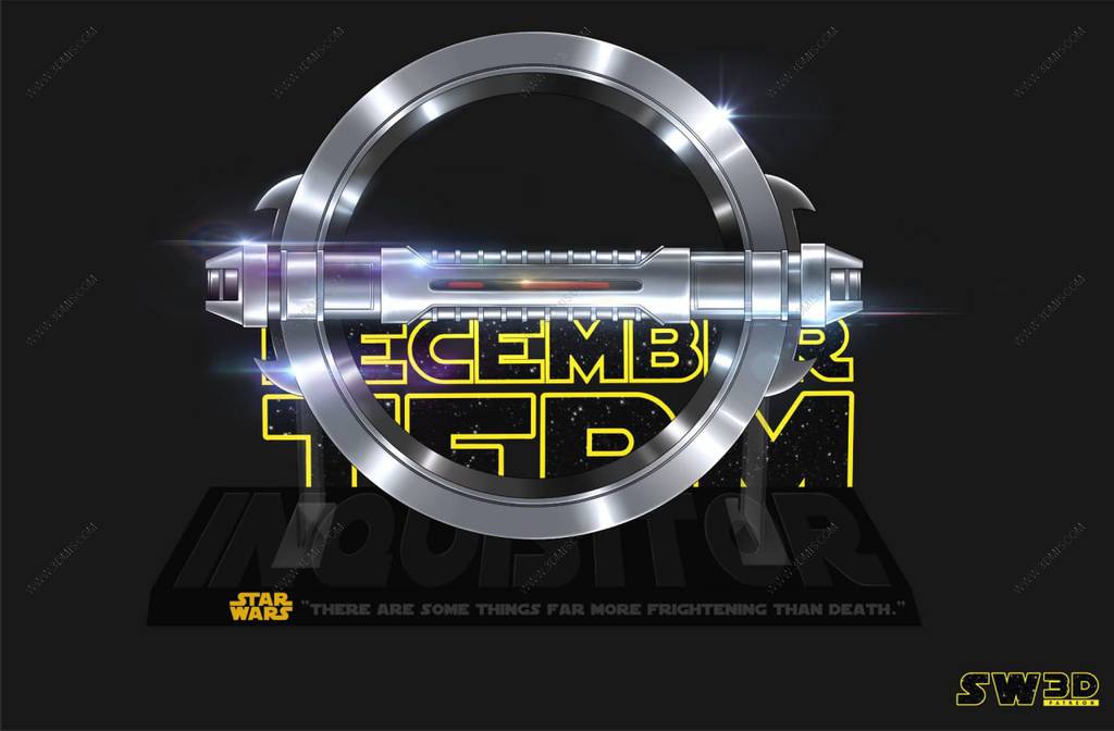 P站图纸印象馆 SW3D 星球大战 双刃旋转光剑 SW3D 星球大战 双刃旋转光剑