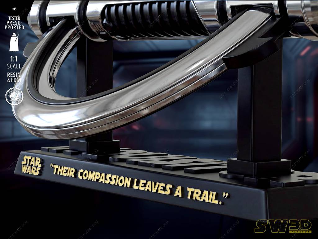 P站图纸印象馆 SW3D 星球大战 双刃旋转光剑 SW3D 星球大战 双刃旋转光剑