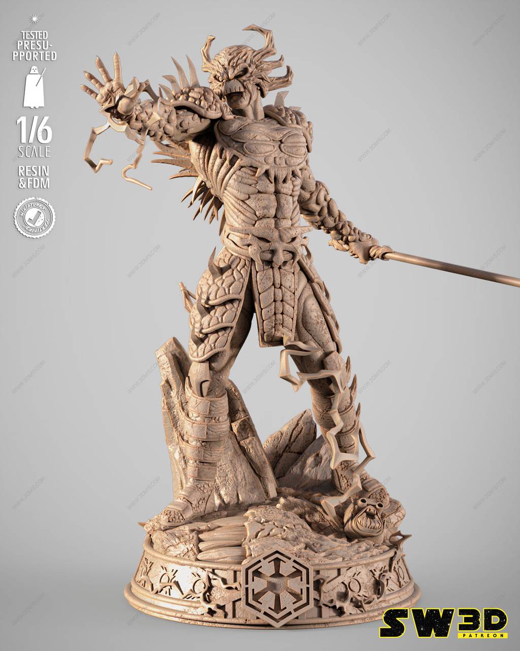 P站图纸印象馆 SW3D 星球大战 达斯·克雷特 SW3D 星球大战 达斯·克雷特