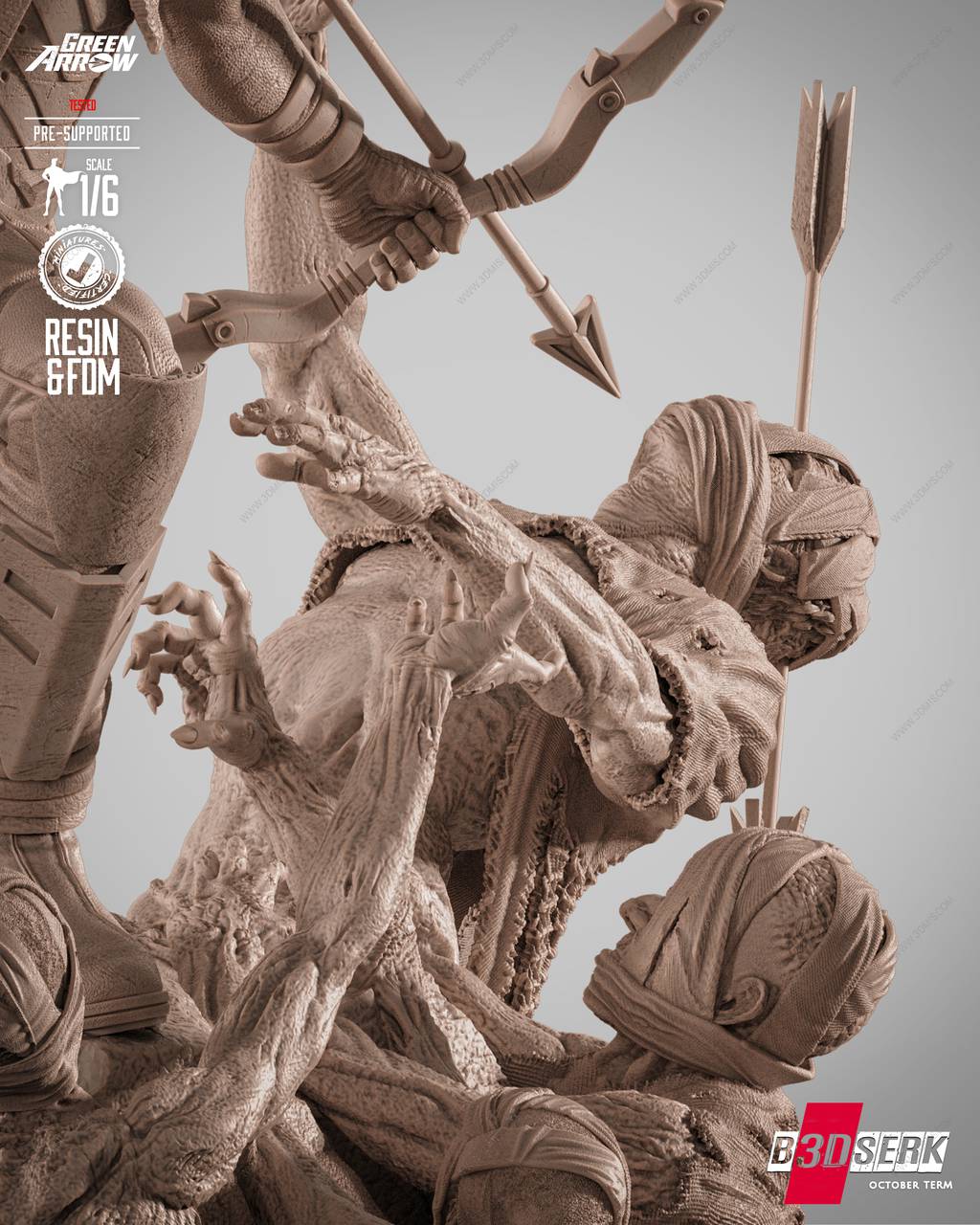 P站图纸印象馆 B3DSERK DC漫画 奥利弗·奎恩 B3DSERK DC漫画 奥利弗·奎恩