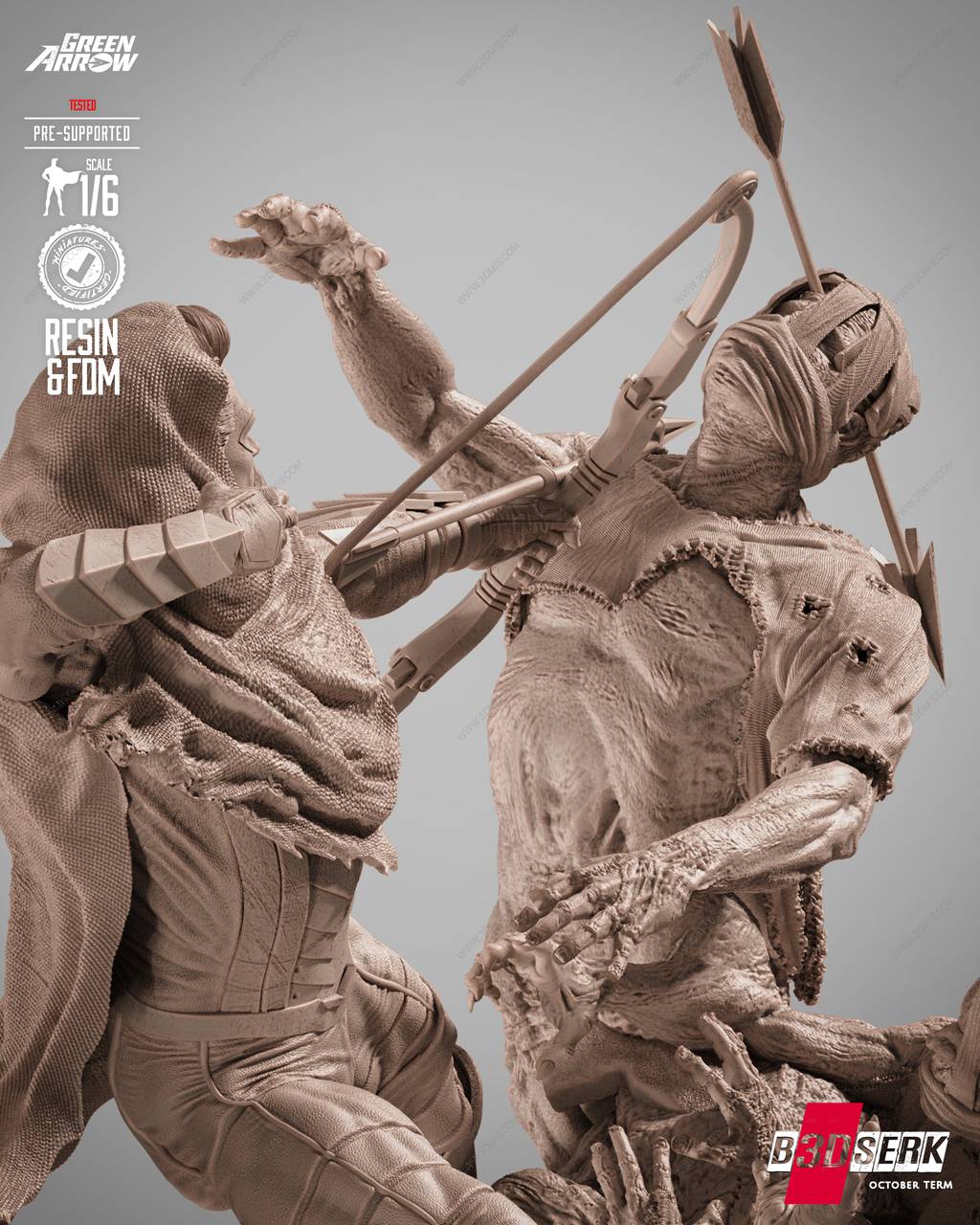 P站图纸印象馆 B3DSERK DC漫画 奥利弗·奎恩 B3DSERK DC漫画 奥利弗·奎恩