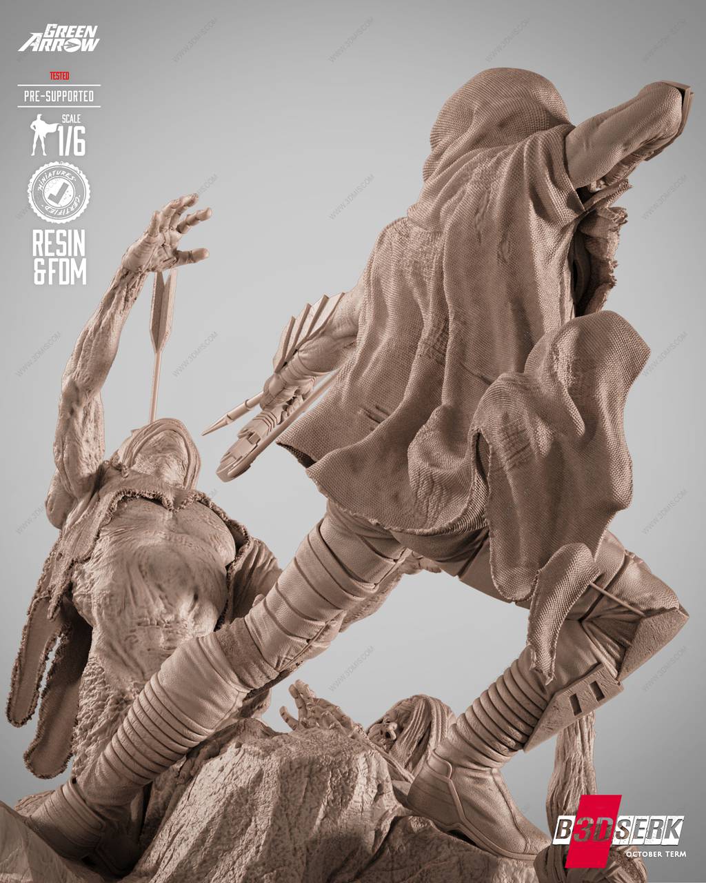 P站图纸印象馆 B3DSERK DC漫画 奥利弗·奎恩 B3DSERK DC漫画 奥利弗·奎恩