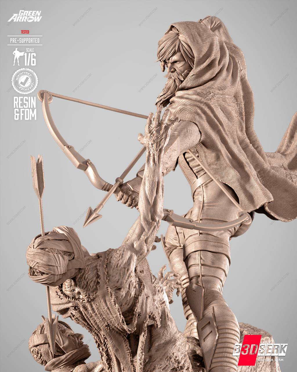 P站图纸印象馆 B3DSERK DC漫画 奥利弗·奎恩 B3DSERK DC漫画 奥利弗·奎恩