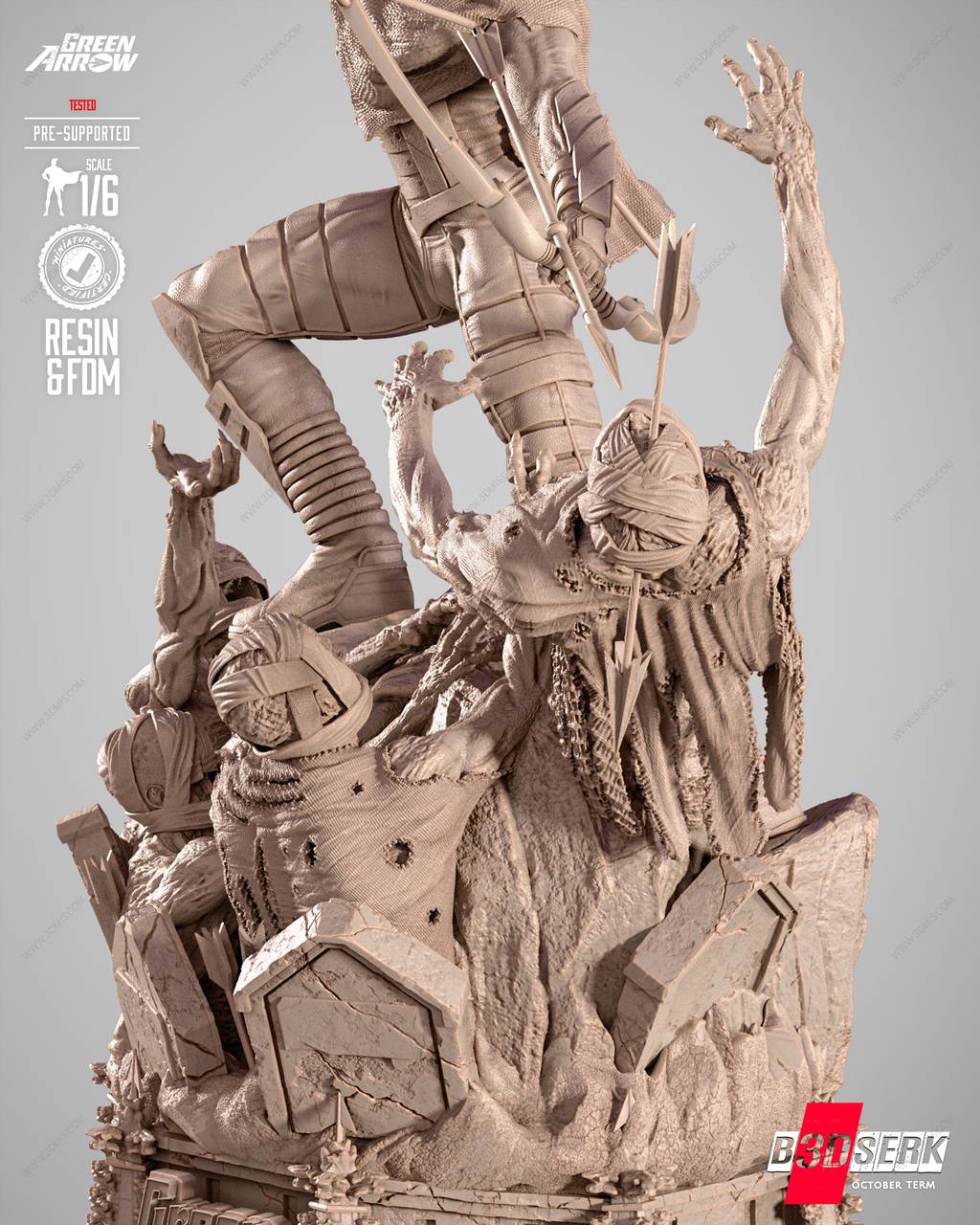 P站图纸印象馆 B3DSERK DC漫画 奥利弗·奎恩 B3DSERK DC漫画 奥利弗·奎恩