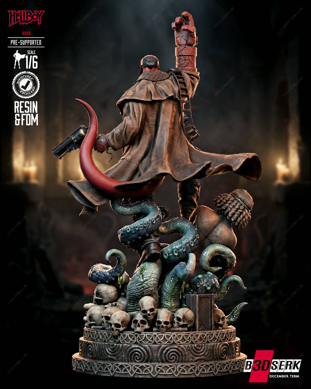 P站图纸印象馆 B3DSERK 地狱男爵 阿努·恩·罗摩 B3DSERK 地狱男爵 阿努·恩·罗摩