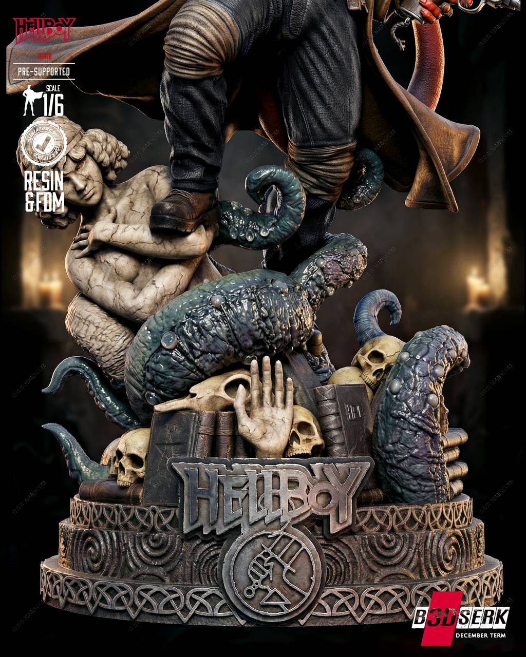 P站图纸印象馆 B3DSERK 地狱男爵 阿努·恩·罗摩 B3DSERK 地狱男爵 阿努·恩·罗摩