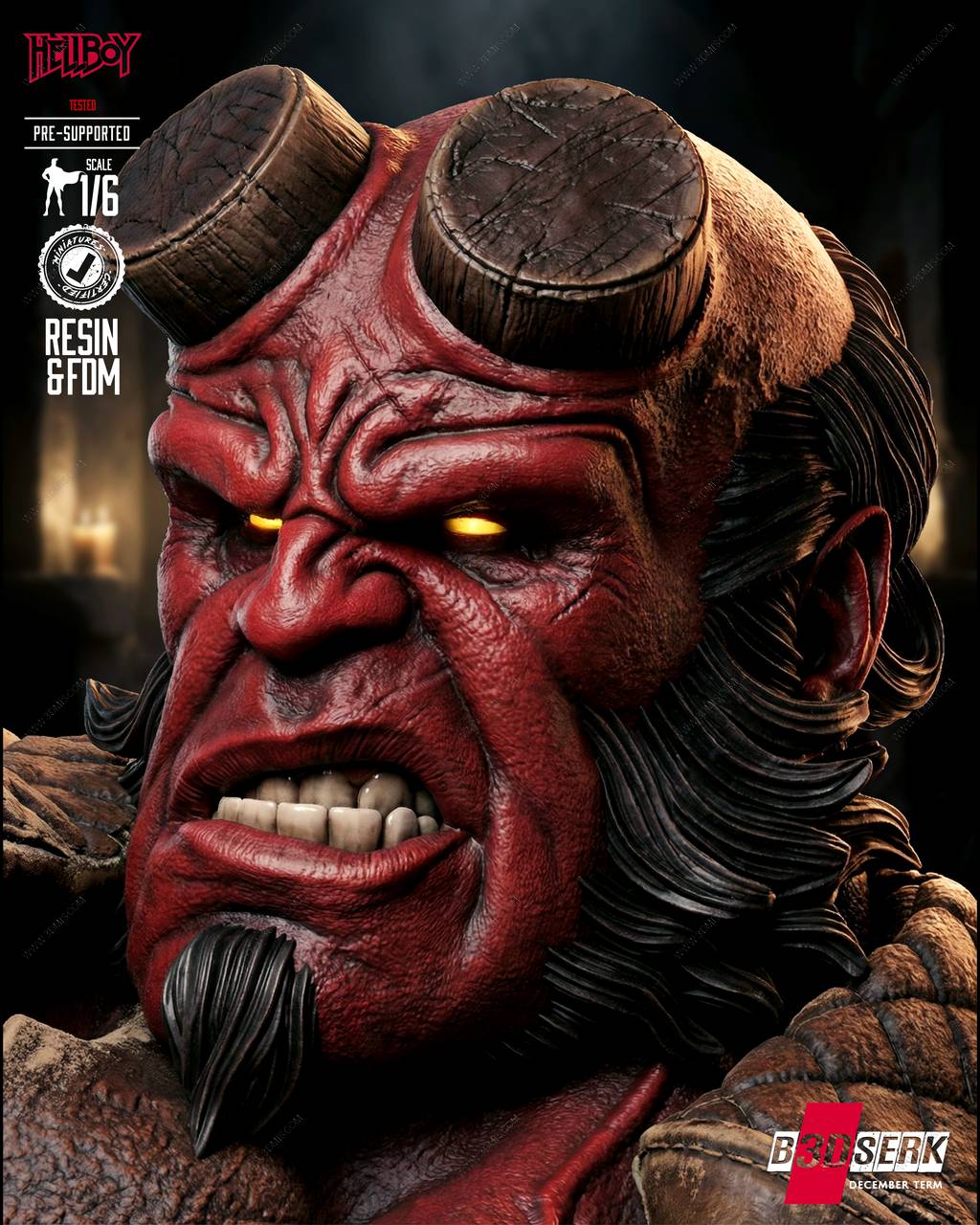 P站图纸印象馆 B3DSERK 地狱男爵 阿努·恩·罗摩 B3DSERK 地狱男爵 阿努·恩·罗摩