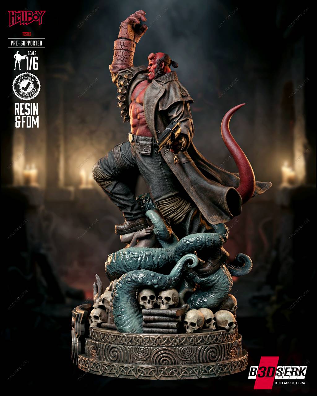 P站图纸印象馆 B3DSERK 地狱男爵 阿努·恩·罗摩 B3DSERK 地狱男爵 阿努·恩·罗摩