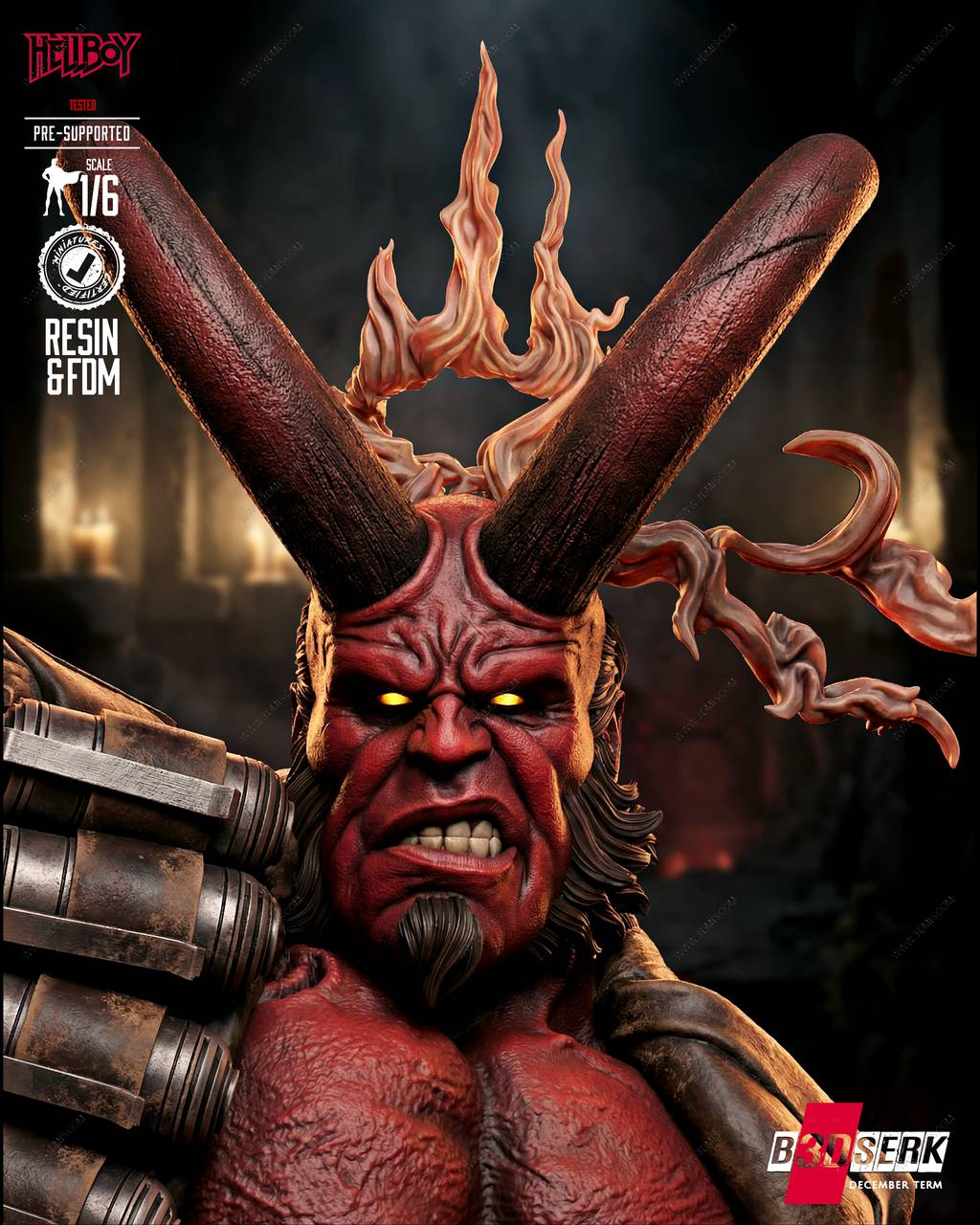 P站图纸印象馆 B3DSERK 地狱男爵 阿努·恩·罗摩 B3DSERK 地狱男爵 阿努·恩·罗摩